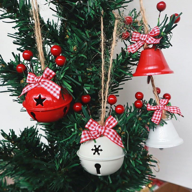 Christmas bell with decorative wreath