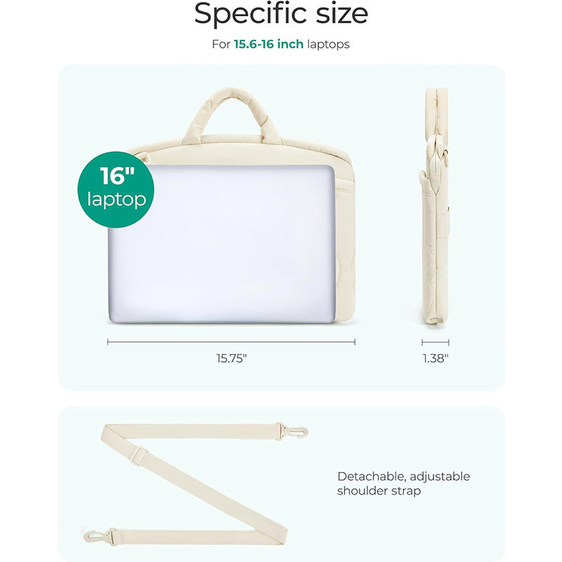 Padded Laptop Bag with Stylish Design Kalsten