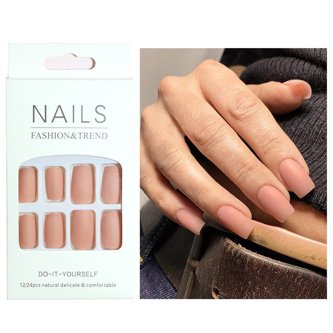 Reusable Matte Press-On Nail Set Kalsten