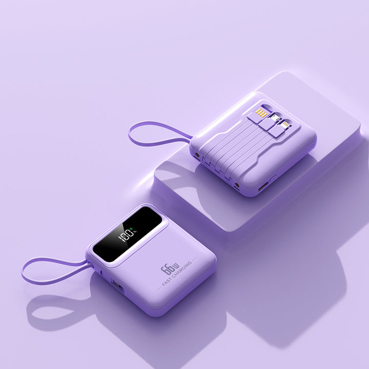 Compact power bank with fast charging function and digital charging status Kalsten