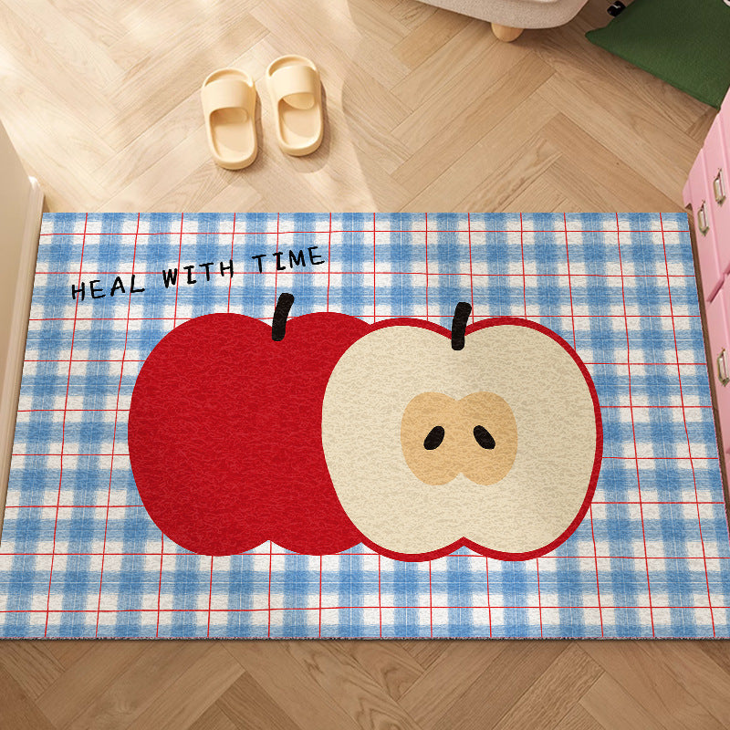 Cozy Fruit-Themed Doormat