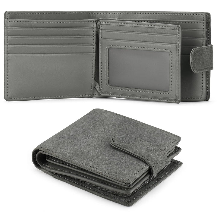 Classic RFID-Blocking Leather Bi-Fold Wallet Kalsten