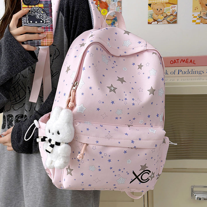 Bunny Ear Patterned School Backpack Kalsten