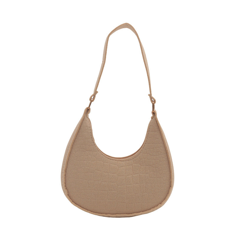 Fashionable Crocodile Embossed Hobo Bag