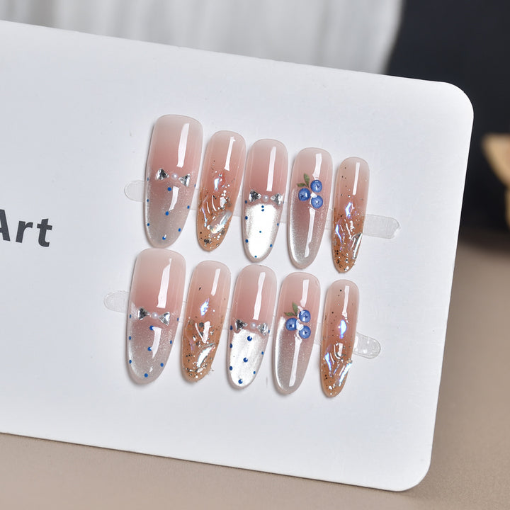 Decorative Animal Print Press-On Nail Set Kalsten