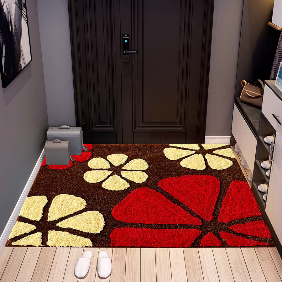 Stylish Floral Patterned Area Rug Kalsten