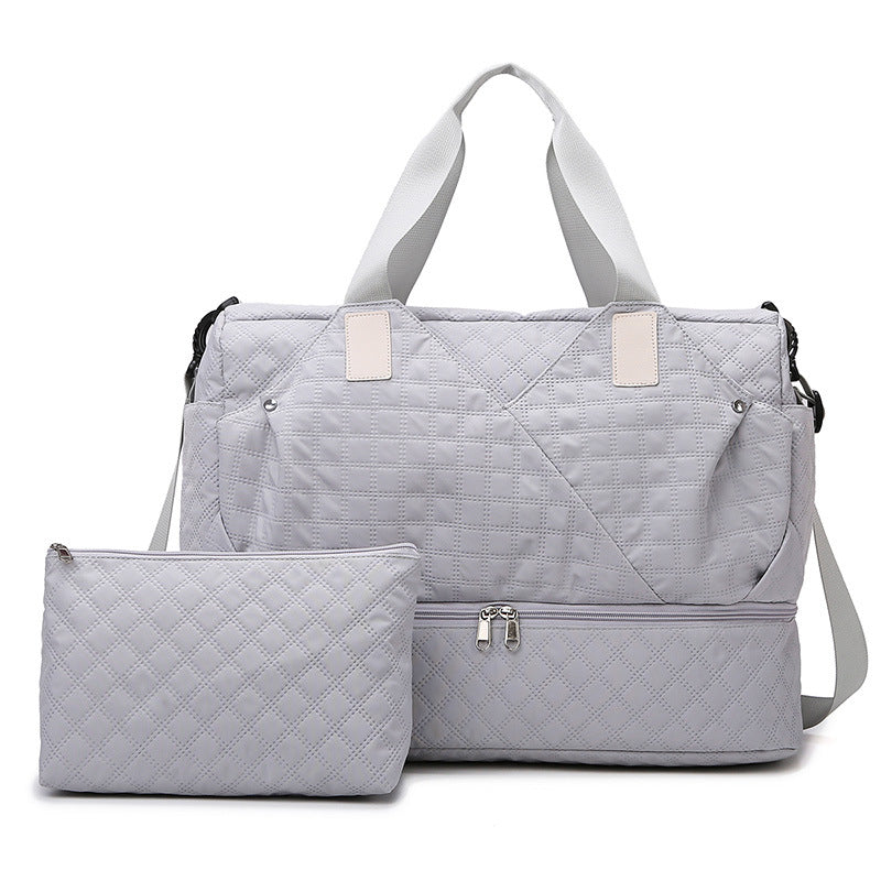 Quilted Multitasking Travel Duffle Bag Kalsten