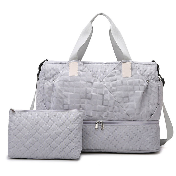 Quilted Multitasking Travel Duffle Bag Kalsten