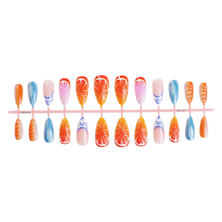 Creative nail set in cheerful fruit design Kalsten