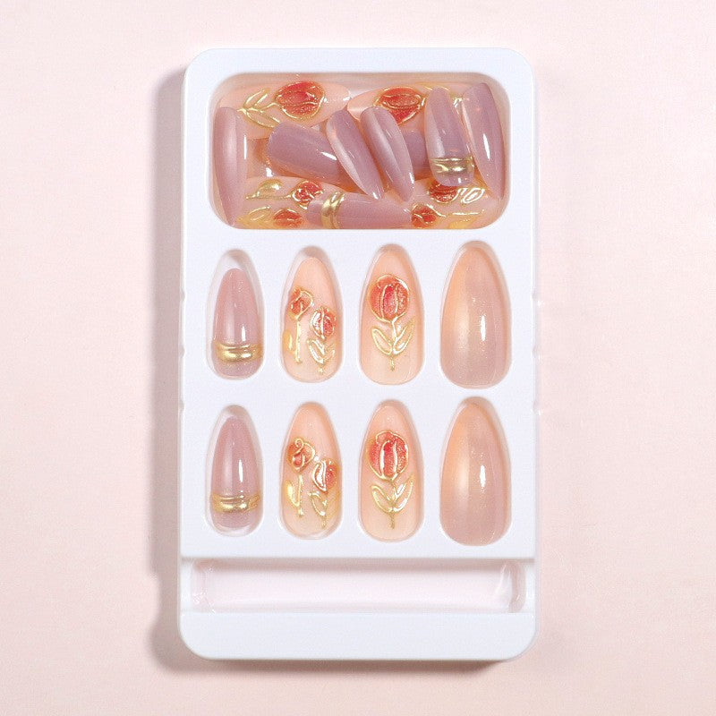 Elegant Press-on Nail Set Kalsten