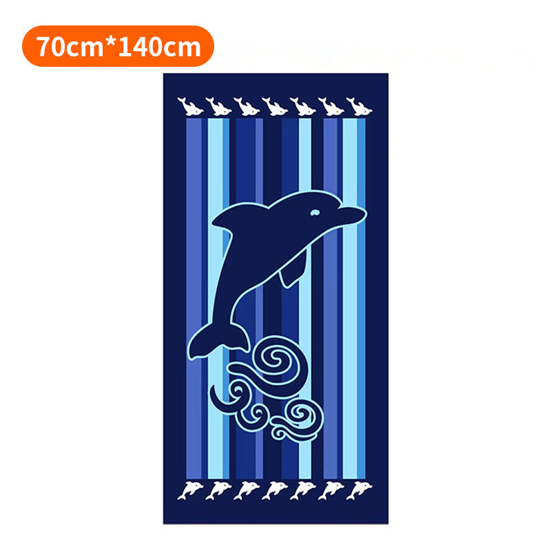 Beach towel with colorful stripe pattern Kalsten