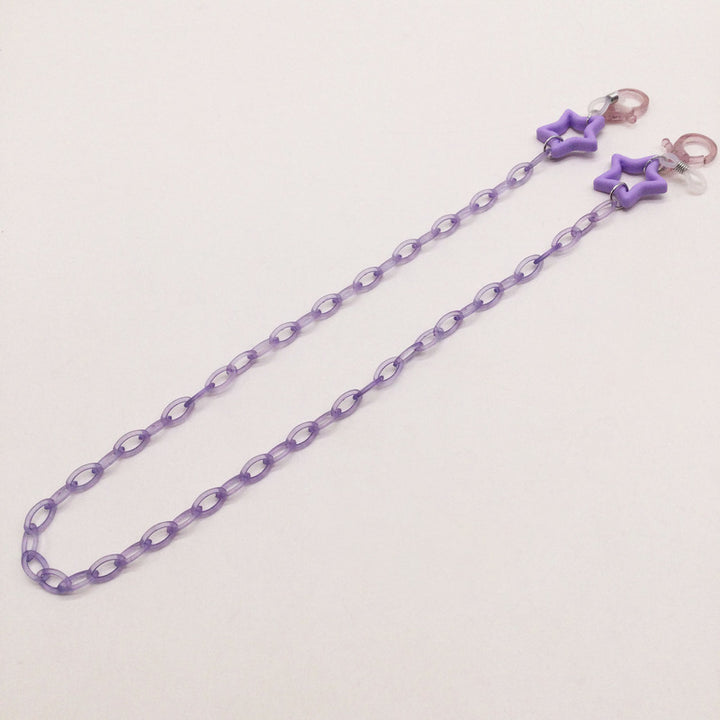 Fashionable glasses holder chain with star pendants Kalsten