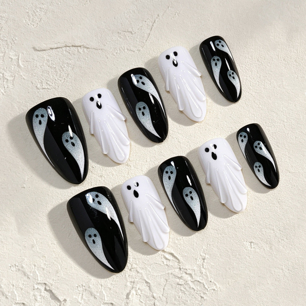 Halloween Ghost Nail Art Kalsten