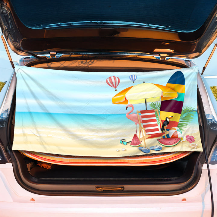 Beach blanket with cheerful summer motif Kalsten