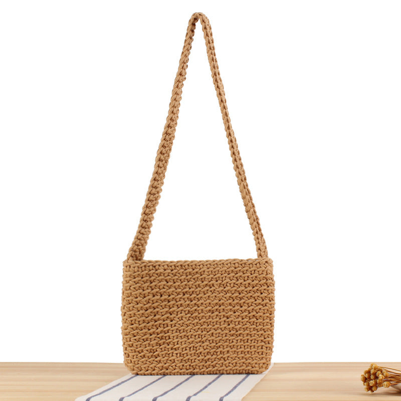 Handbag Made of High-Quality Macrame with Stylish Shoulder Strap Kalsten