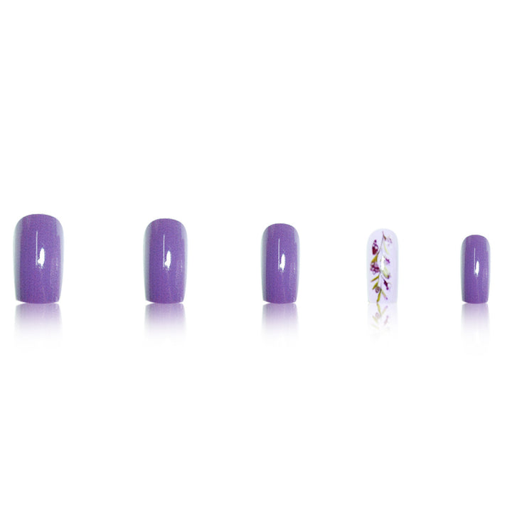 Floral Nail Art Press-On Extensions Kalsten