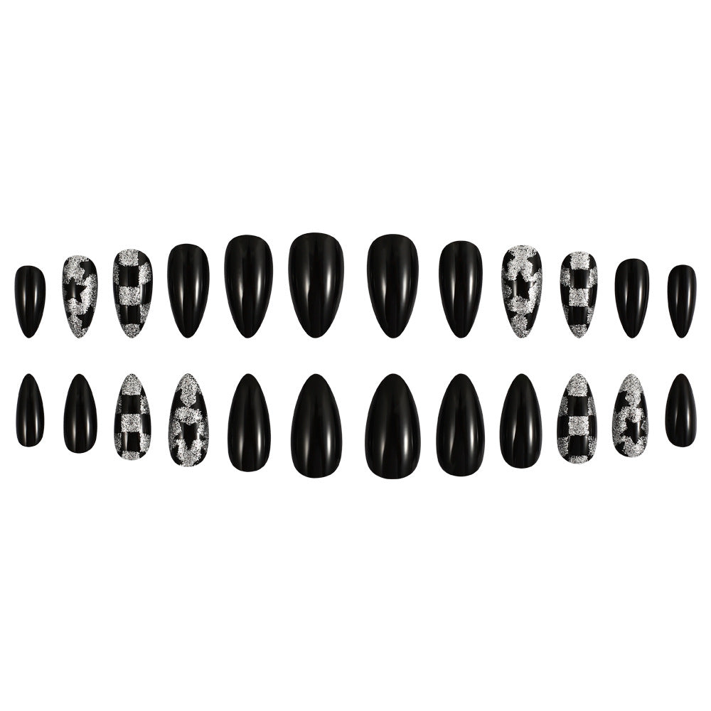 Glamorous Glittery Press-On Nails Kalsten