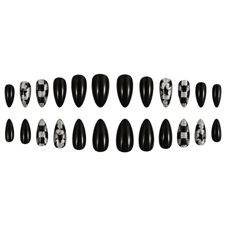 Glamorous Glittery Press-On Nails Kalsten