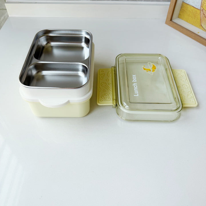 Multi-Compartment Glass Lunch Box