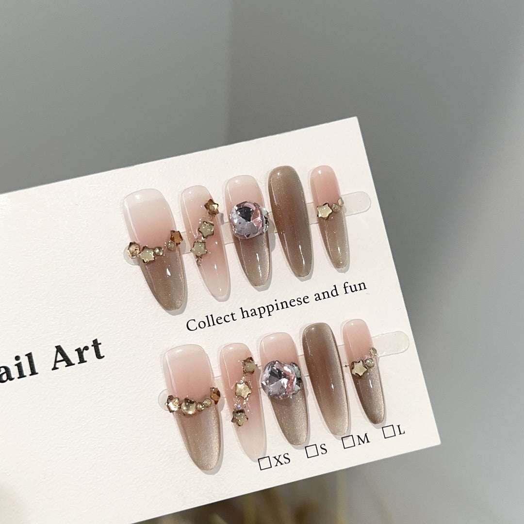 Elegant Ombre Press-On Nail Set