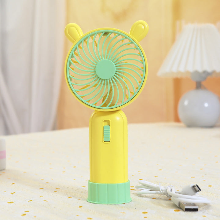 Women's Portable Handheld Fan with Cute Animal Design Kalsten