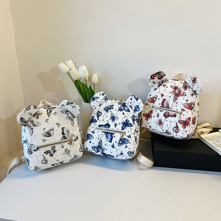 Cute Butterfly Print Mini Backpack Kalsten