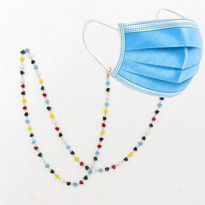 Heart Shaped Beaded Eyewear Chain Kalsten