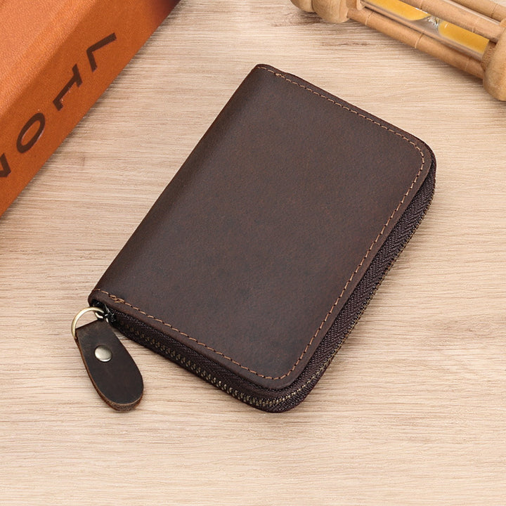 Leather Zippered Card Wallet kalsten