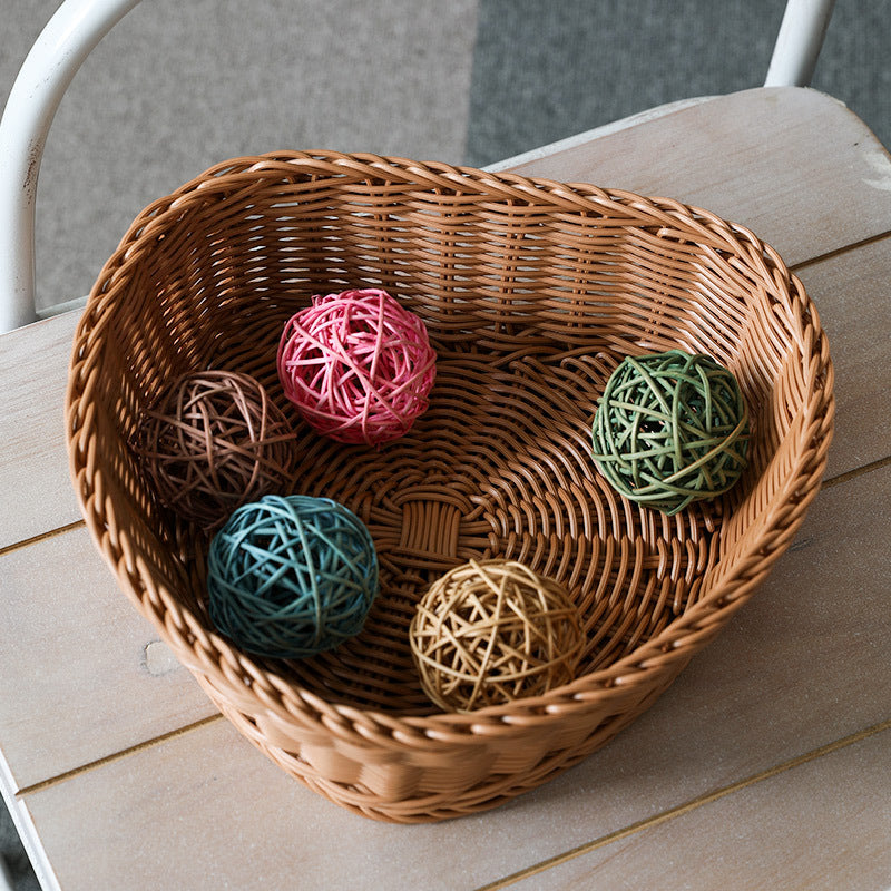 Unisex Heart-shaped Decoration Basket Kalsten