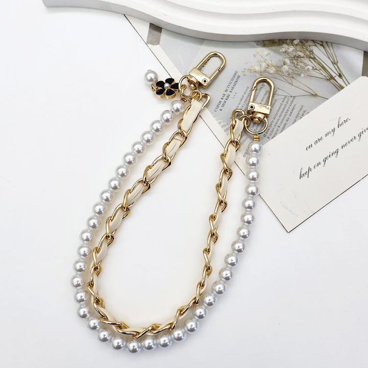 Stylish Pearl-Embellished Eyewear Chain Kalsten