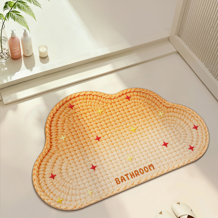 Heart-Patterned Bathroom Mat Kalsten