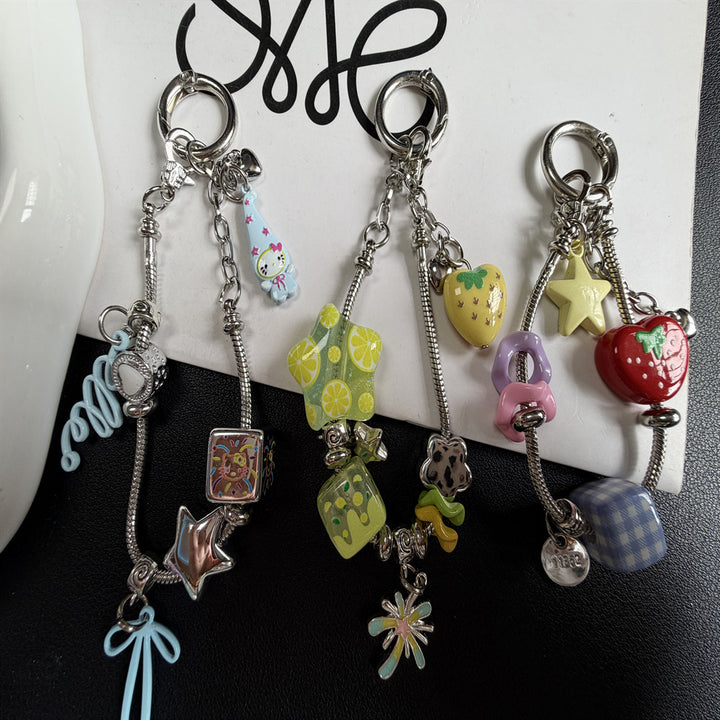 Playful Charm Beaded Keychain Kalsten