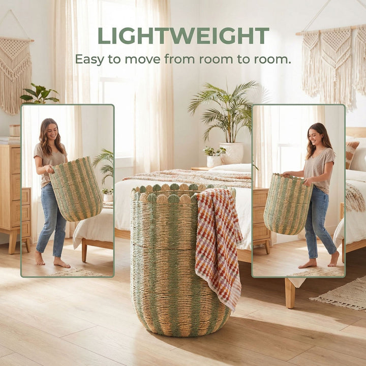 Decorative Woven Floor Basket Kalsten