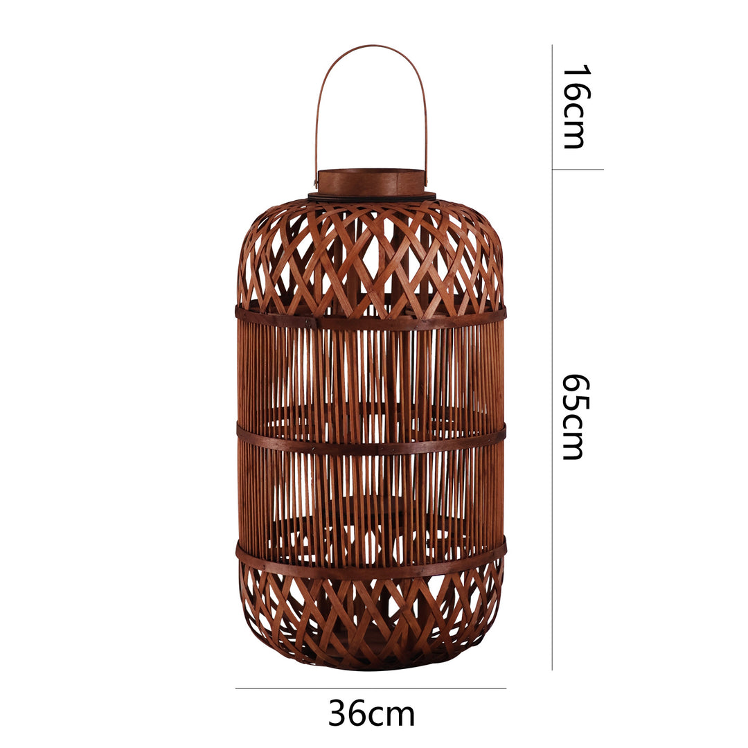 Stylish Handcrafted Rattan Lantern Kalsten