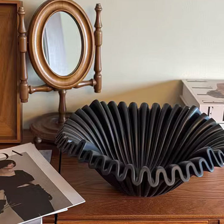 Decorative Wave-Patterned Centerpiece