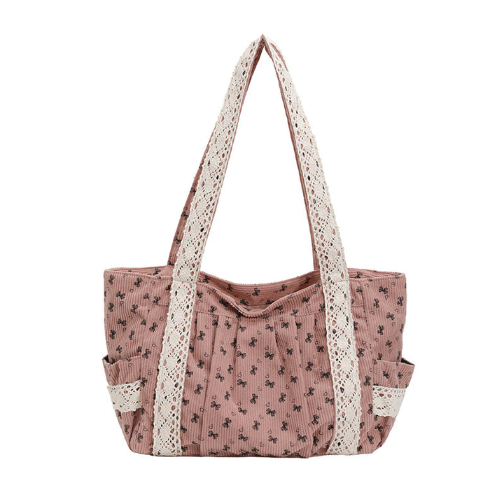 WoElegant Floral Print Tote Bag Kalsten