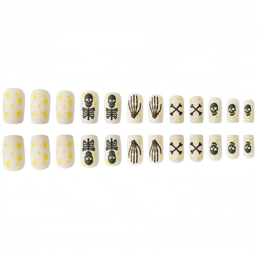 Creative Skeleton Nail Art Design Kalsten