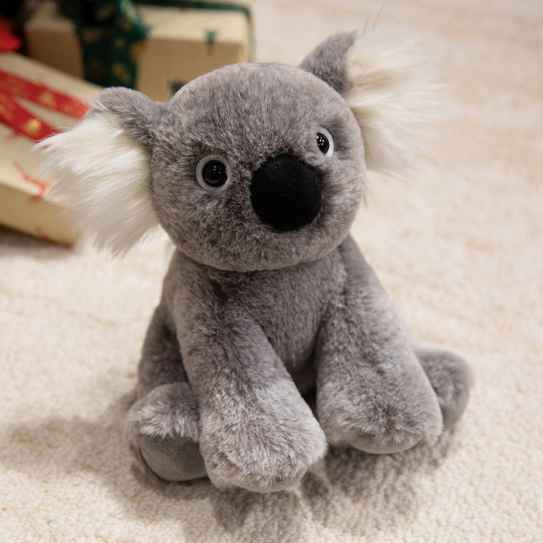 Premium Plush Lamb Comforter Stuffed Toy with Soft Faux-Fur and Embroidered Features Kalsten