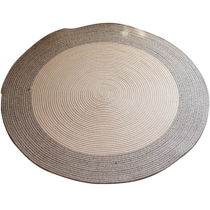 Round woven rug Kalsten