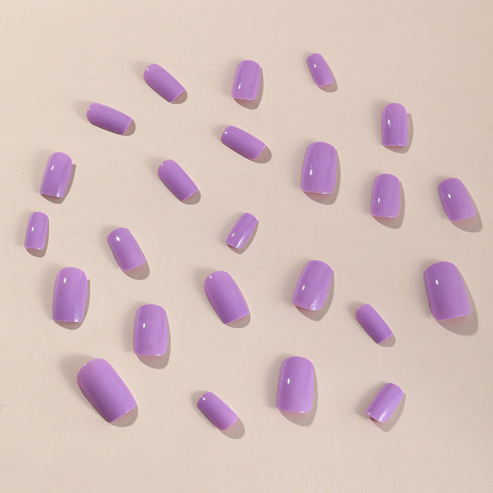 Glossy Square Nail Extensions Kalsten