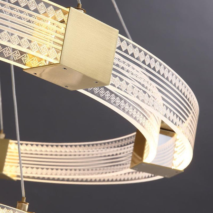 Modern Elegant Circular Pendant Light