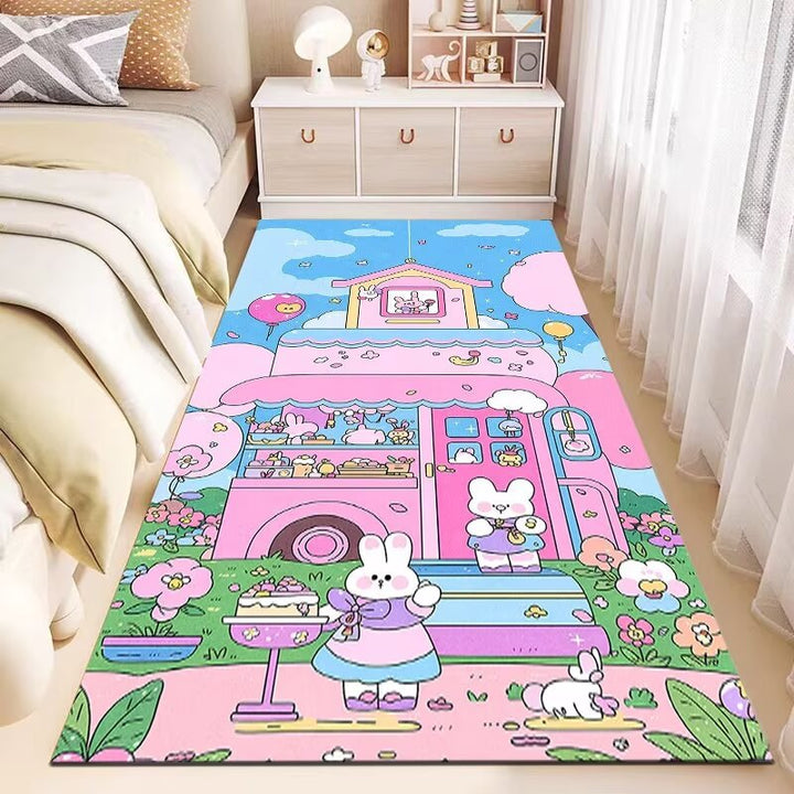 Cute Cartoon-Themed Area Rug