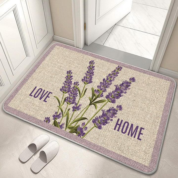 Decorative Floral Welcome Mat Kalsten