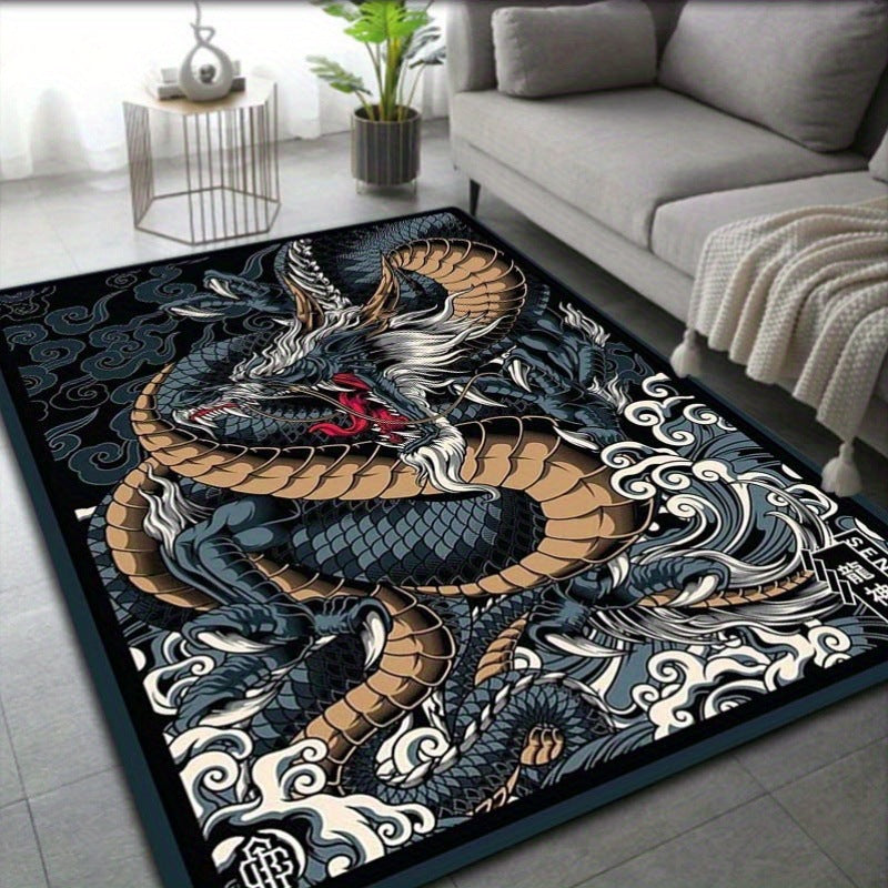 Artistic Leopard-Printed Area Rug