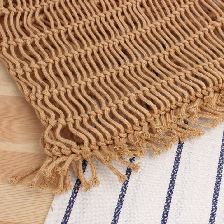 Braided tote bag with inner pouch Kalsten