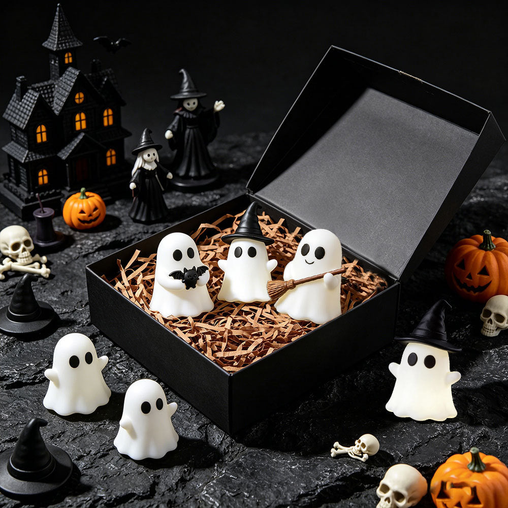 Cute silicone cable protector figure ghost with bat design