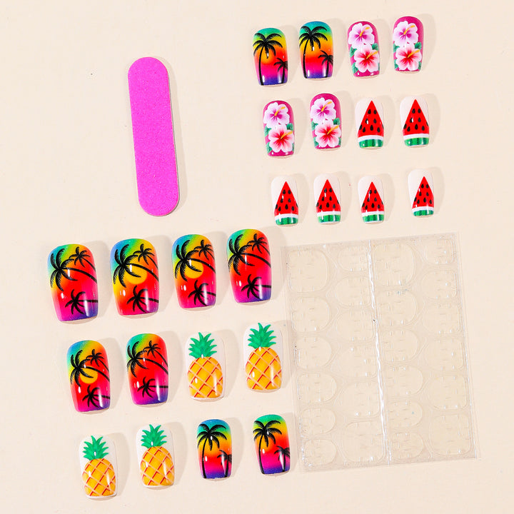 Tropical Fruit-Inspired Nail Art Kit Kalsten