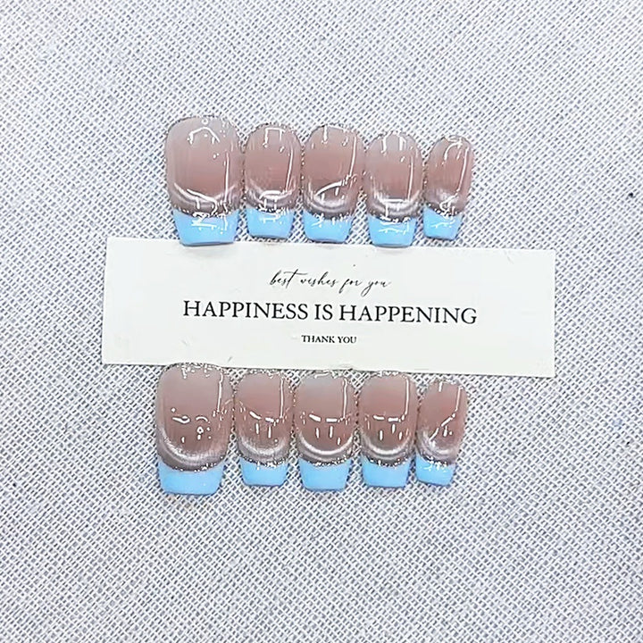 Glamorous Ombre Effect Press-On Nail Set Kalsten
