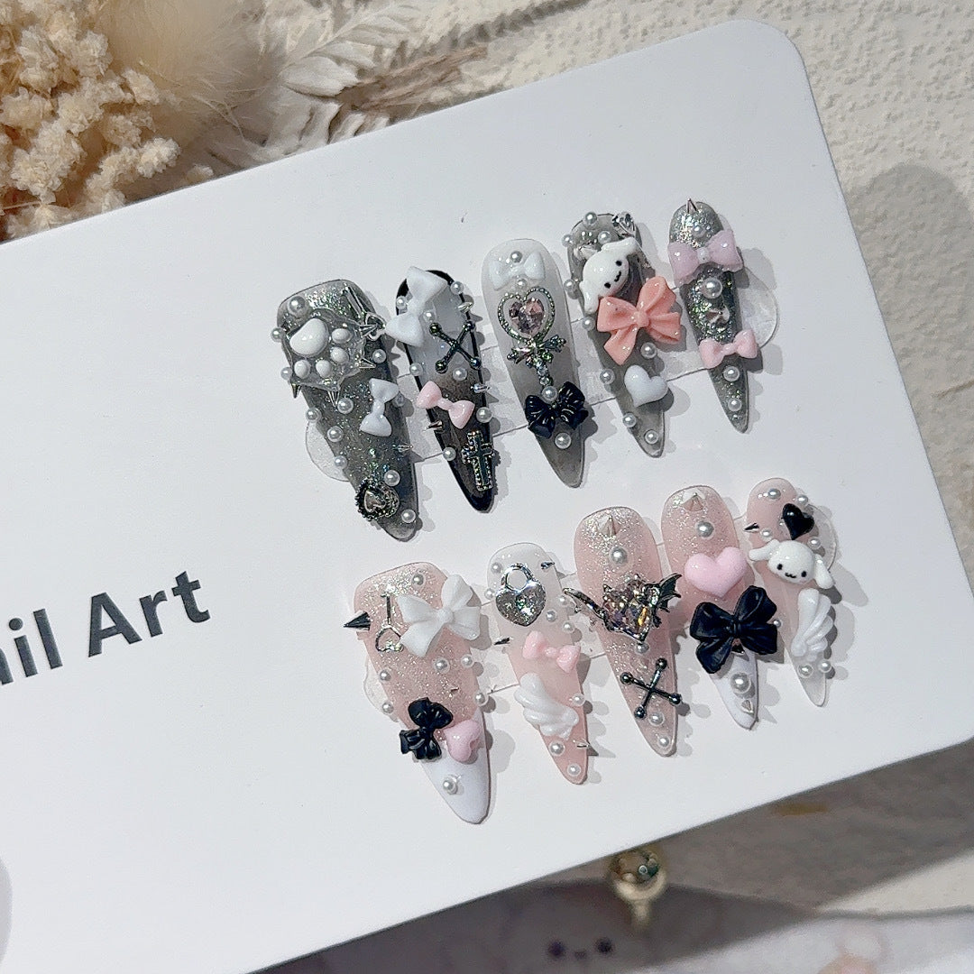 Playful 3D Nail Art Set