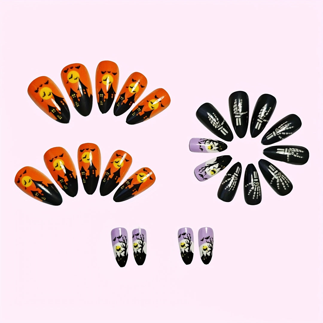 Halloween-Themed Party Nail Art